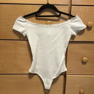 Off the shoulder bodysuit